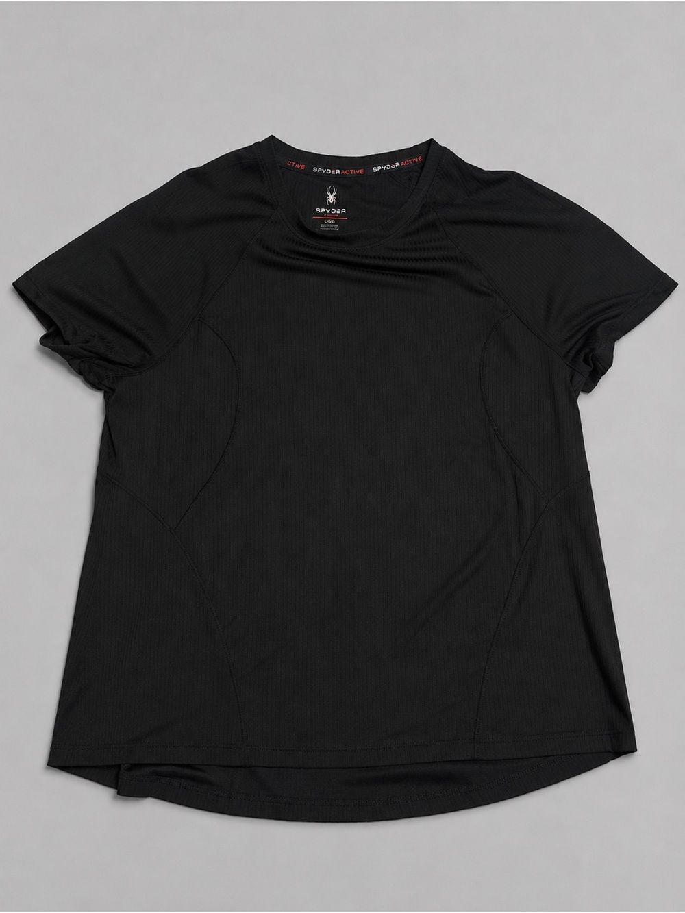 Spyder Black Short Sleeve Performance Tee